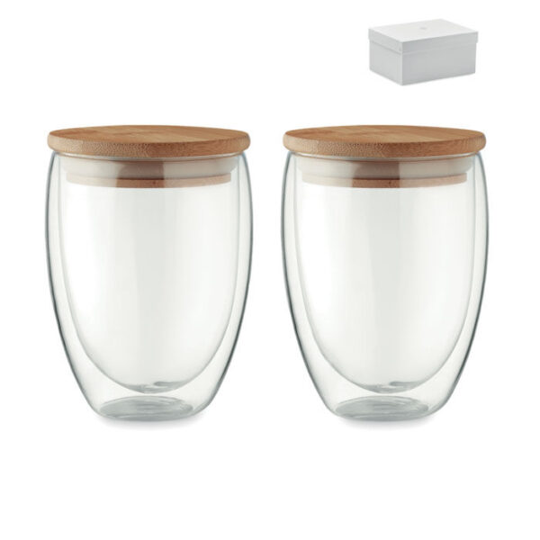 TIRANA SET - Set med 2 glas i box
