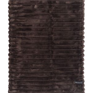 Pläd Cozy Mörkbrun