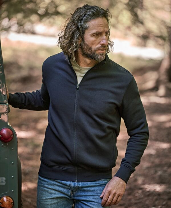 Full Zip Sweat Cardigan – Collegejacka med dragkedja